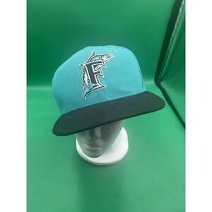 Vintage Florida Marlins Snapback Hat Cap Genuine Merchandise 90's